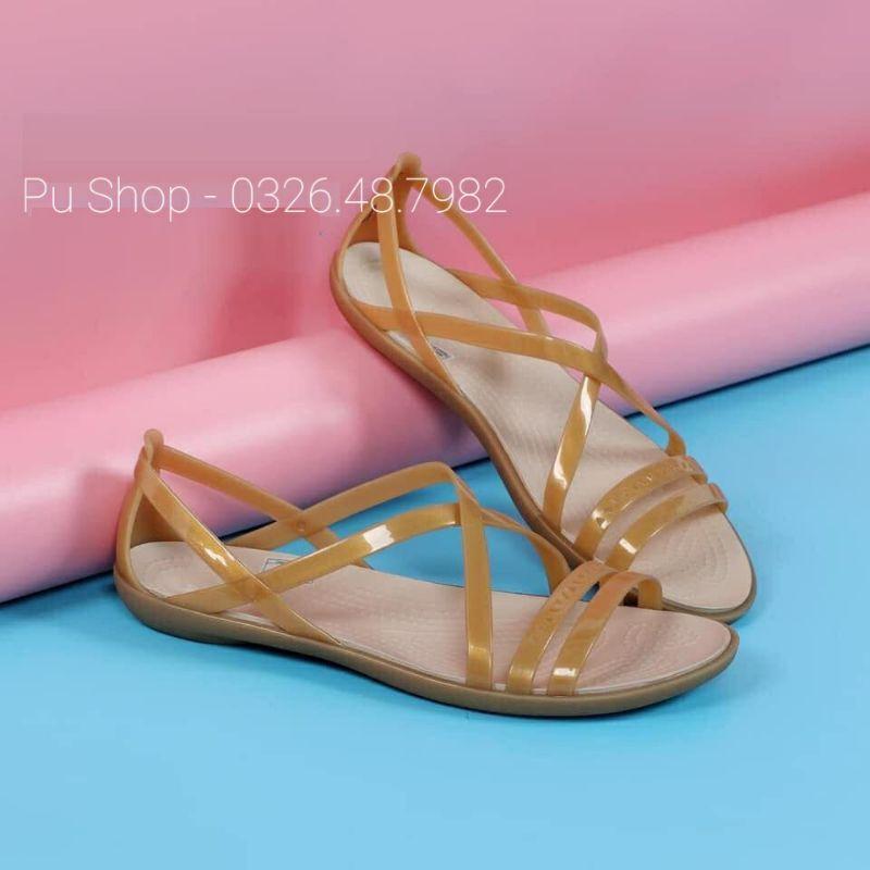 Giày Sandal nữ quai chéo đế bệt
