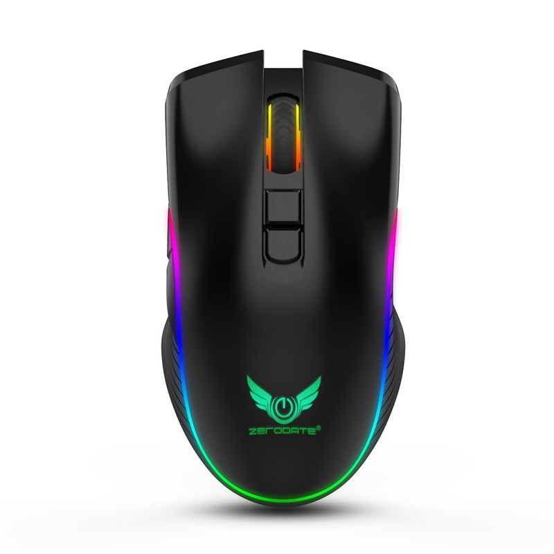 Chuột Không Dây Pin sạc T26 Gaming Mouse Type C - hàng nhập khẩu