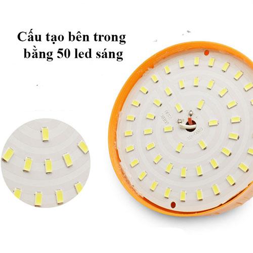 Bóng Đèn Tích Điện Loại 100W Có Móc Treo Không Cần Dây Điện - Đèn Sạc Không Dây - Giao Hàng Toàn Quốc