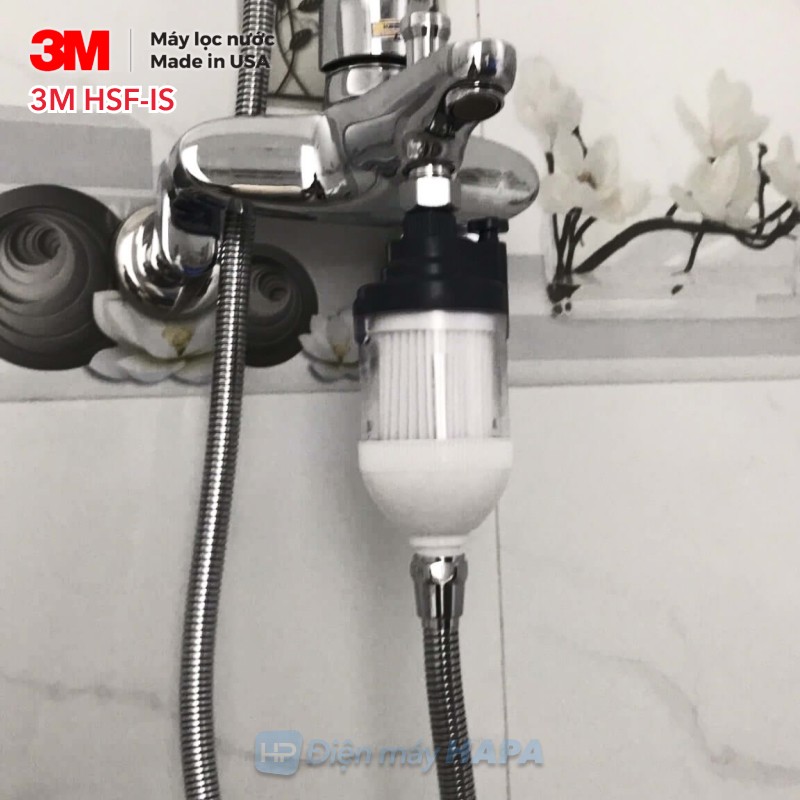 Bộ Lọc Nước Vòi Sen Tắm Nóng Lạnh 3M SFKC01-CN1 | 3M HSF-IS Tự Lắp Đặt Dễ Dàng, Thay Lõi Đơn Giản - Hàng Chính Hãng