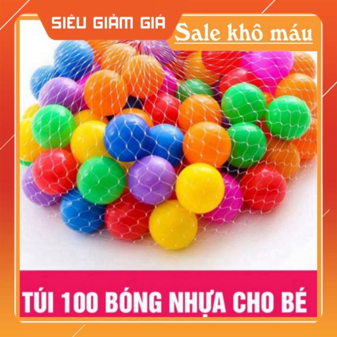 100 BÓNG NHỰA MỀM CHO BÉ