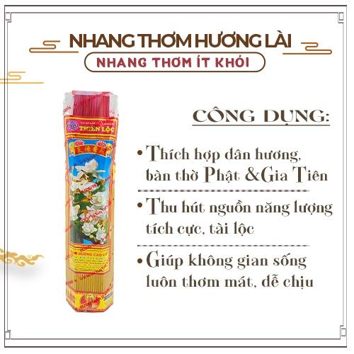 Nhang Thơm Hương Lài Nồng Nhẹ Thiên Lộc An Toàn Cho Sức Khỏe - 4 Tấc Bó Trung 600 Nén