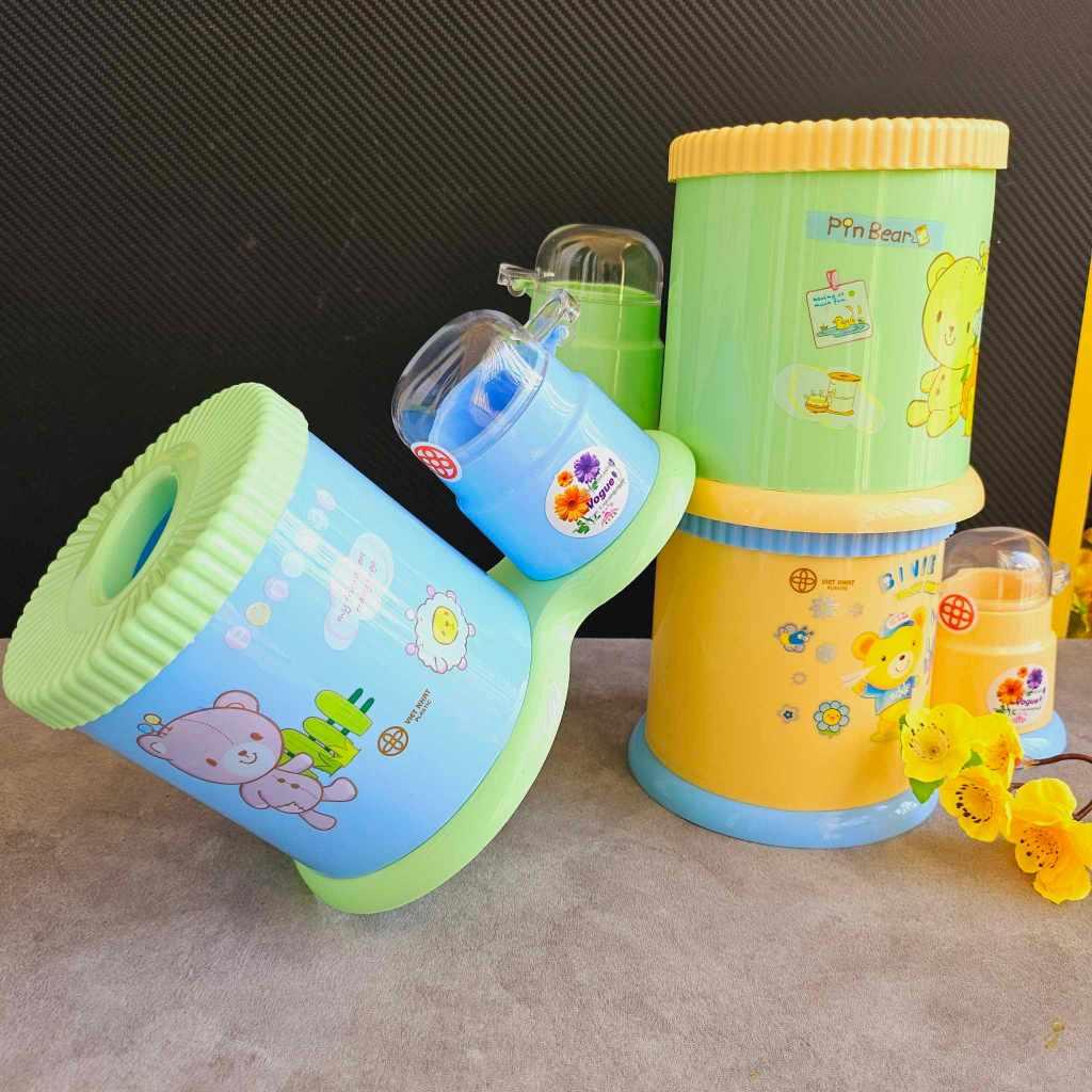HỘP ĐỰNG GIẤY TĂM, ỐNG GIÁY TĂM - Nhựa dày, bóng đep, màu sắc tươi sáng. Đồ dùng nhà hàng, quán ăn. Chuyên phục vụ Sp Gi