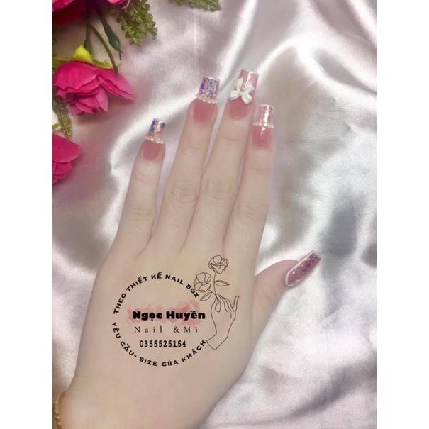 Nailbox/ móng giả thiết kế theo yêu cầu kèm keo dũa