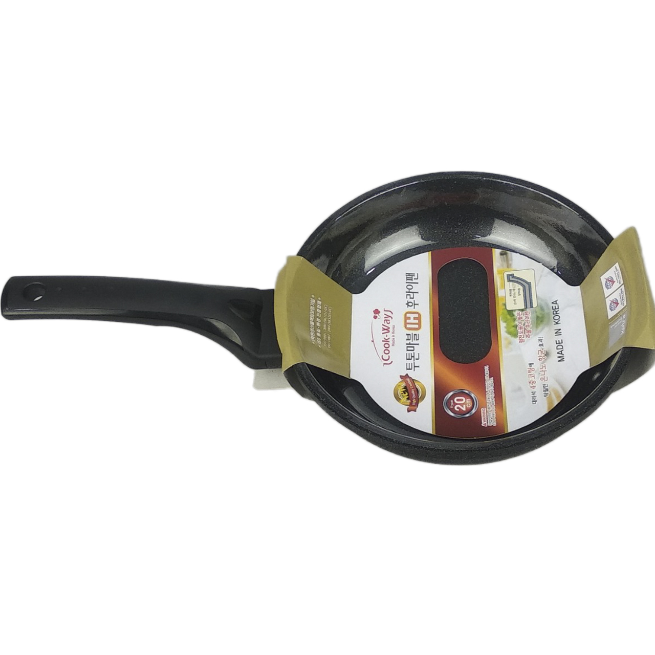 Chảo Hàn Quốc Cook Way Đáy Từ Vân Đá Chống Dính Đáy 5 Lớp Kháng Khuẩn Nấu Trên Mọi Loại Bếp