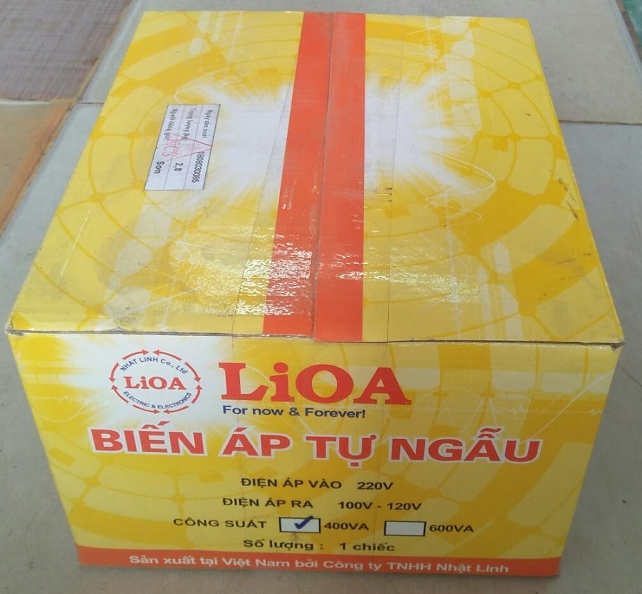 Bộ đổi nguồn 220v sang 100v - 120v lioa 400va