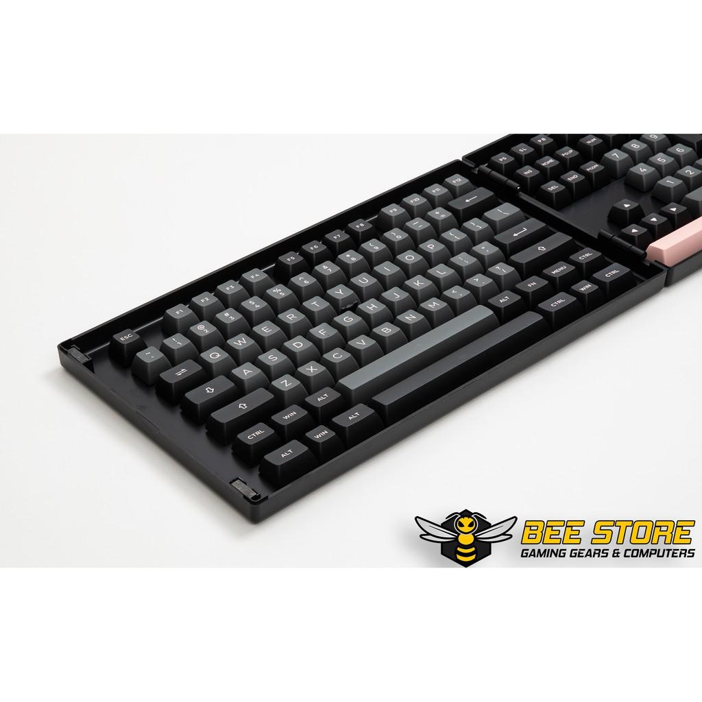 Bộ keycap chính hãng aAKKO - Black Pink (PBT DoubleShot / ASA profile / 158 nút)