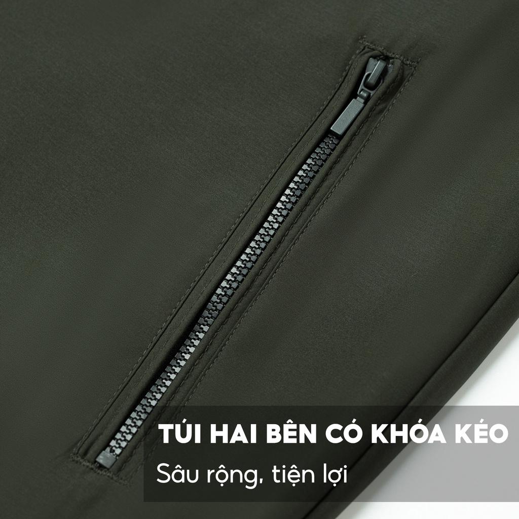 Áo Khoác Bomber Nam 5S LÓT NỈ, Chất Liệu Cao Cấp, Chống Bụi, Trượt Nước, Cực Ấm, Thiết Kế Trẻ Trung (AKB22003)