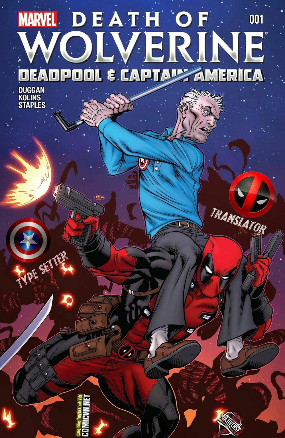 death of wolverine - deadpool & captain america [one shot] chapter 1 2