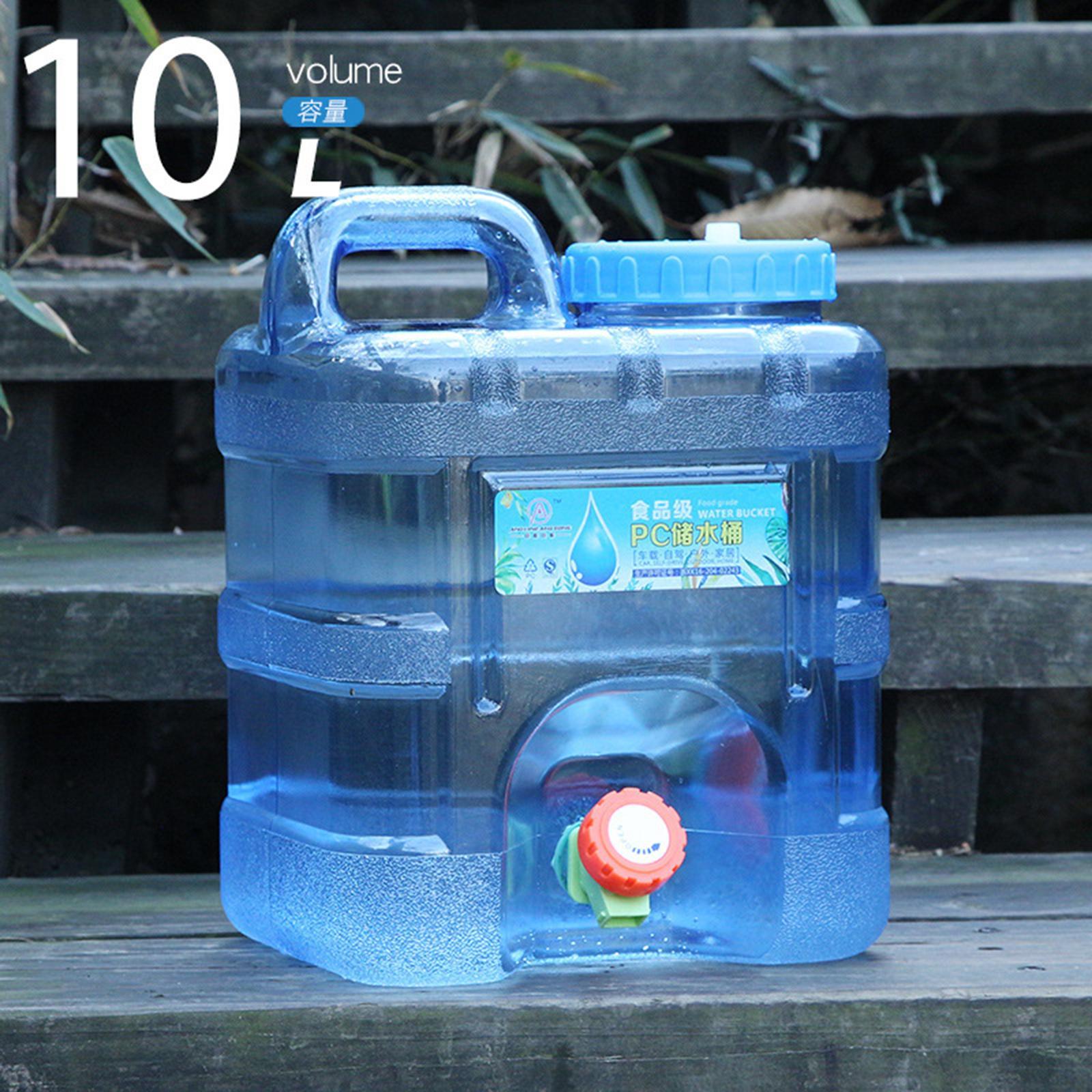 10L Water Container with Spigot Water  Water Storage Carrier for Car