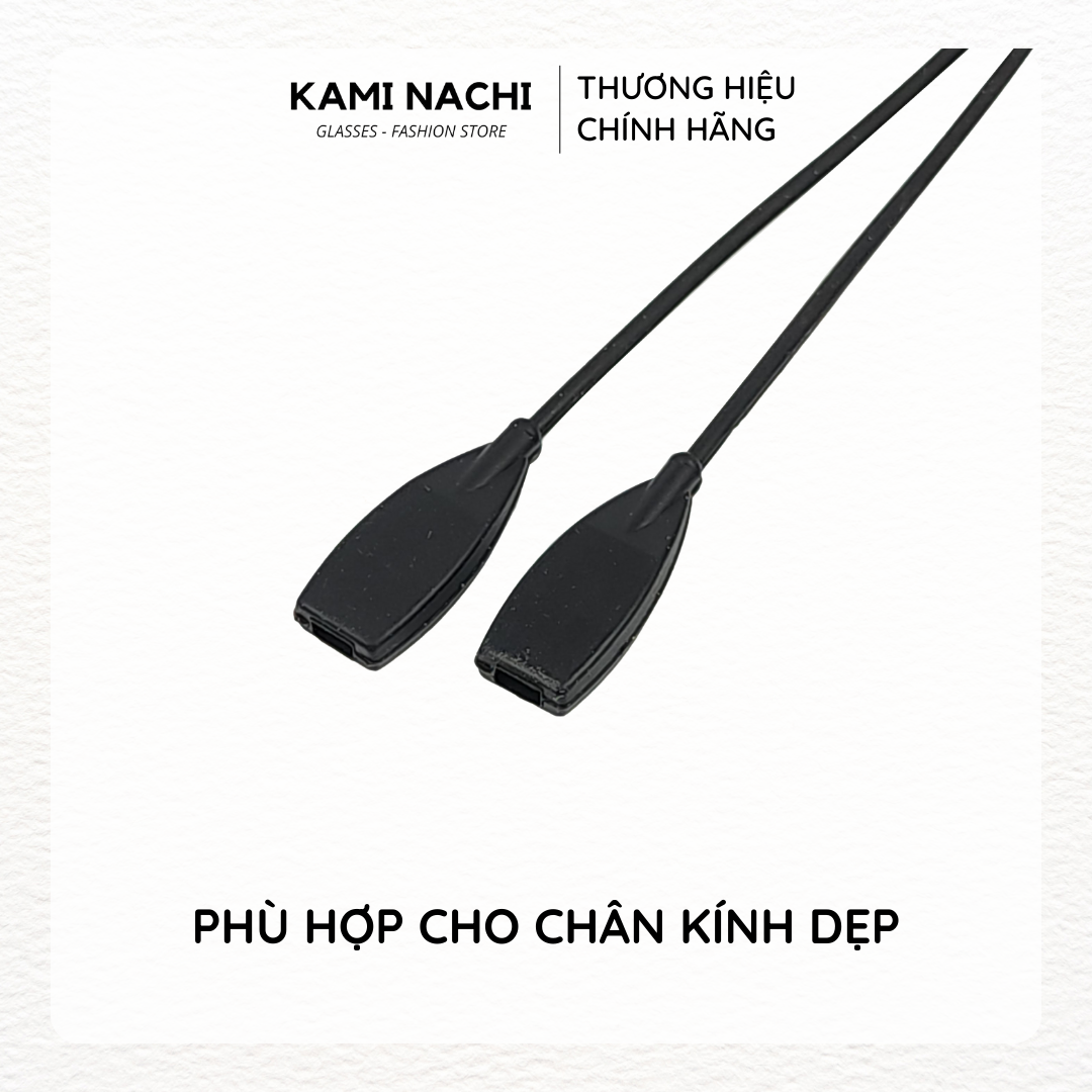 Dây đeo chống trượt cho mắt kính KAMI NACHI phiên bản nâng cấp lỗ dẹp 5mm chất liệu silicon