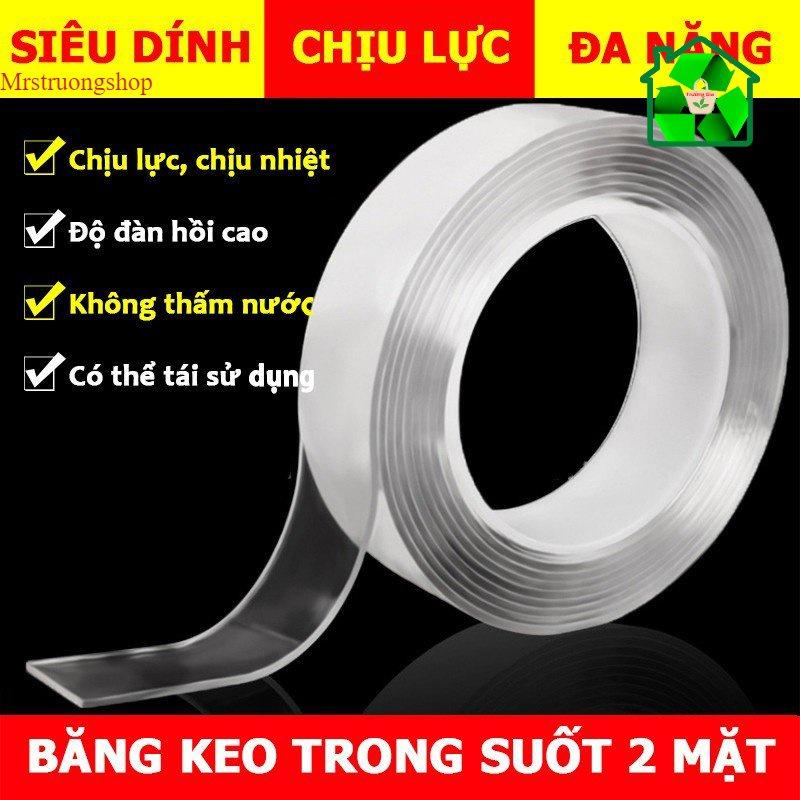 Băng keo nano mạnh mẽ và kháng nước, băng keo hai mặt acrylic trong suốt