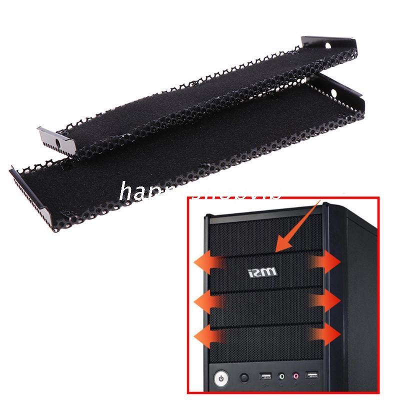 HSV 2pcs Optical Drive Computer Chassis Front Panel Bracket Driver's Baffle Sponge