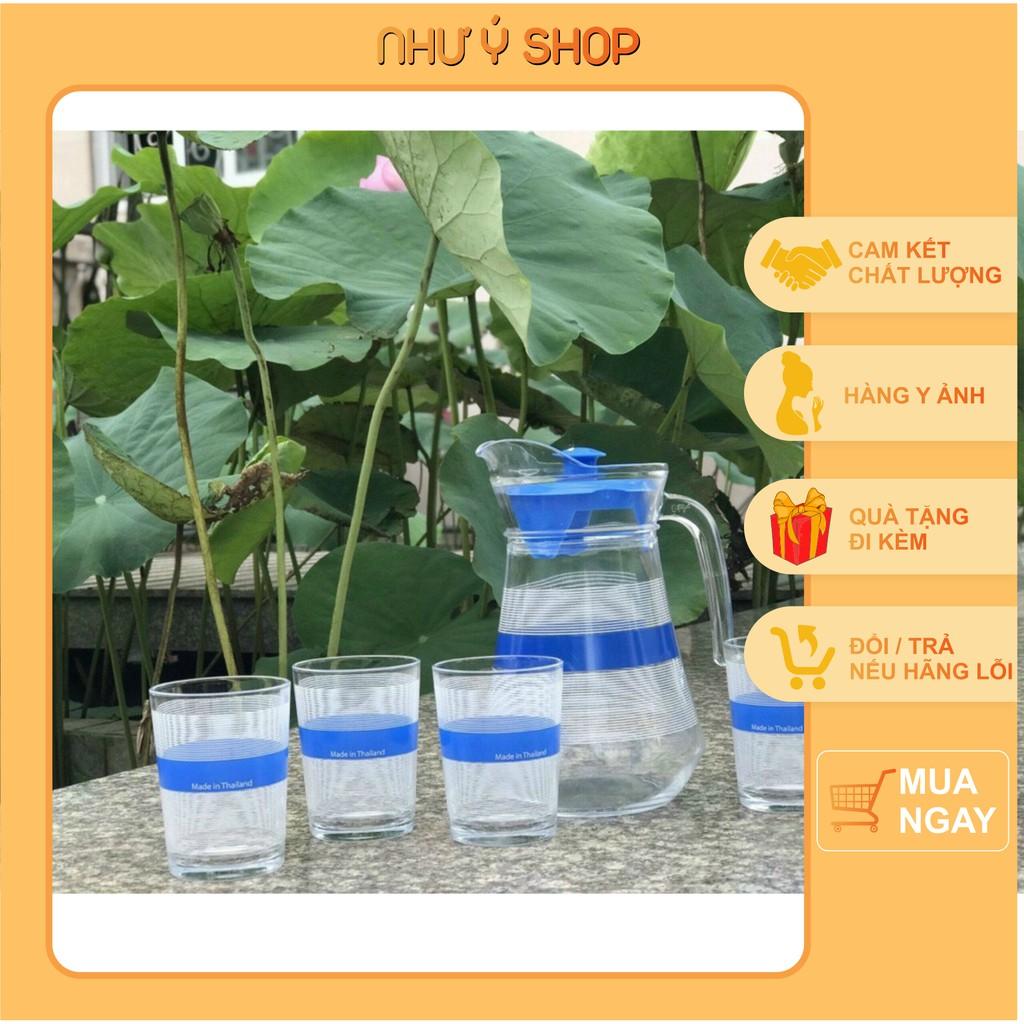 Bộ bình cốc thủy tinh Thái Lan 101