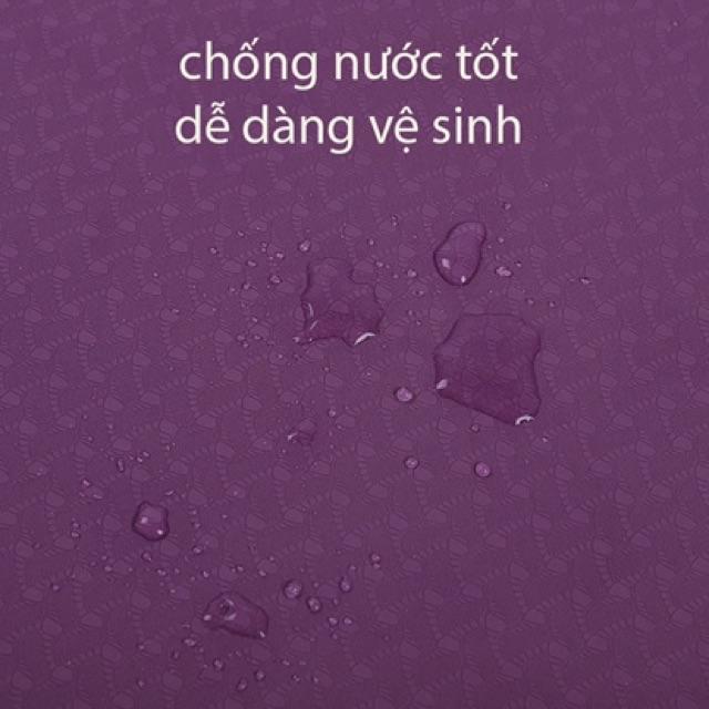 THẢM TẬP YOGA TPE 2 LỚP KO MÙI TẶNG TÚI ĐỰNG THẢM