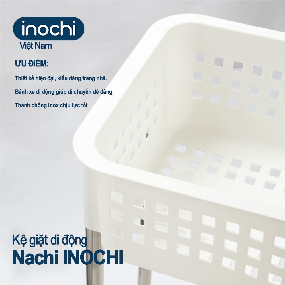 Kệ để đồ giặt di động Nachi INOCHI Nhưa Cao Cấp Chắc Chắn Sang Trọng Gọn Gàng Đựng Được Đồ Nặng Dễ