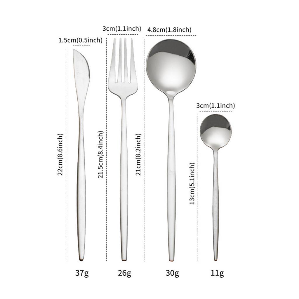 Cutlery Set Stainless Flatware Eating Tableware Cutlery