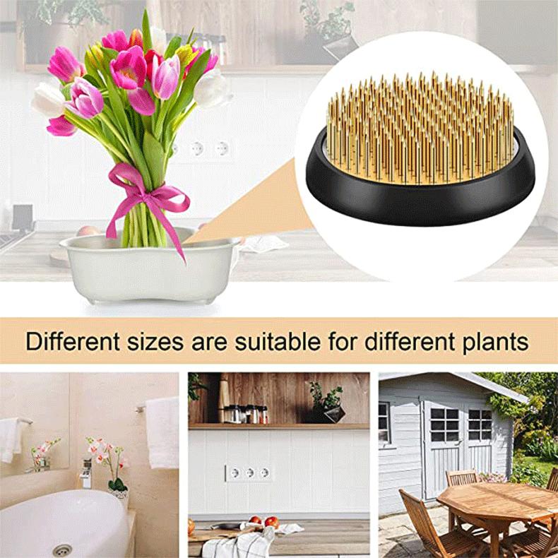 Ếch hoa, Bộ kẹp ghim tròn 4 món Giá đỡ cắm hoa