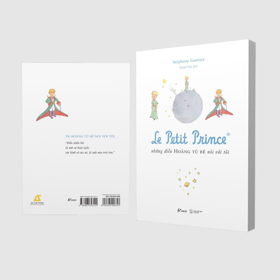 Sách LE PETIT PRINCE Những Điều Hoàng Tử Bé Nói Với Tôi - Bản Quyền - Đai Xanh