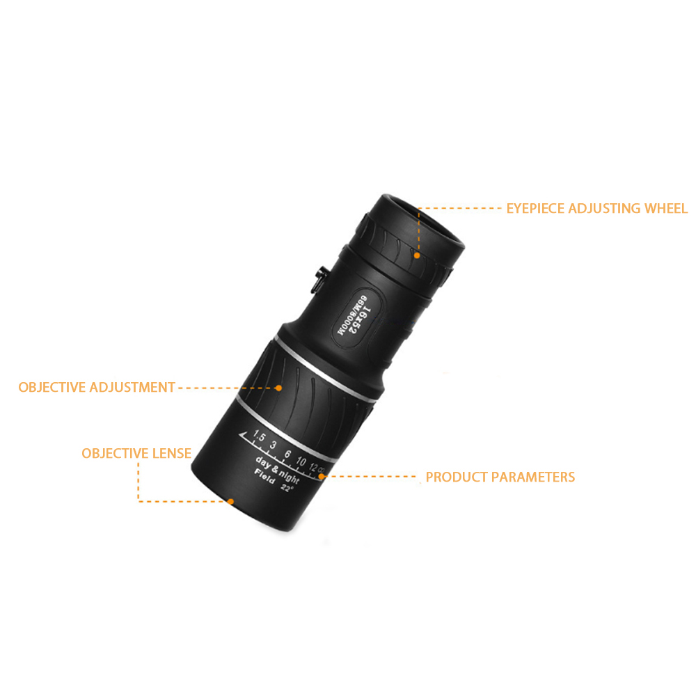 Kính Nhòm Tầm Nhìn 16X Độ Nét Cao Chống Thấm Nước Đi Săn Ngoài Trời