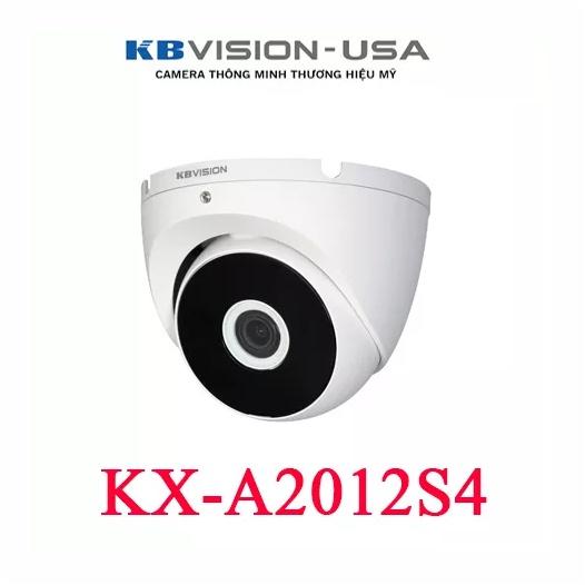 Camera Dome 4 in 1 hồng ngoại 30m tự điều chỉnh công suất chống lóa 2.0MP KBVISION KX-A2012S4 (Hàng chính hãng)