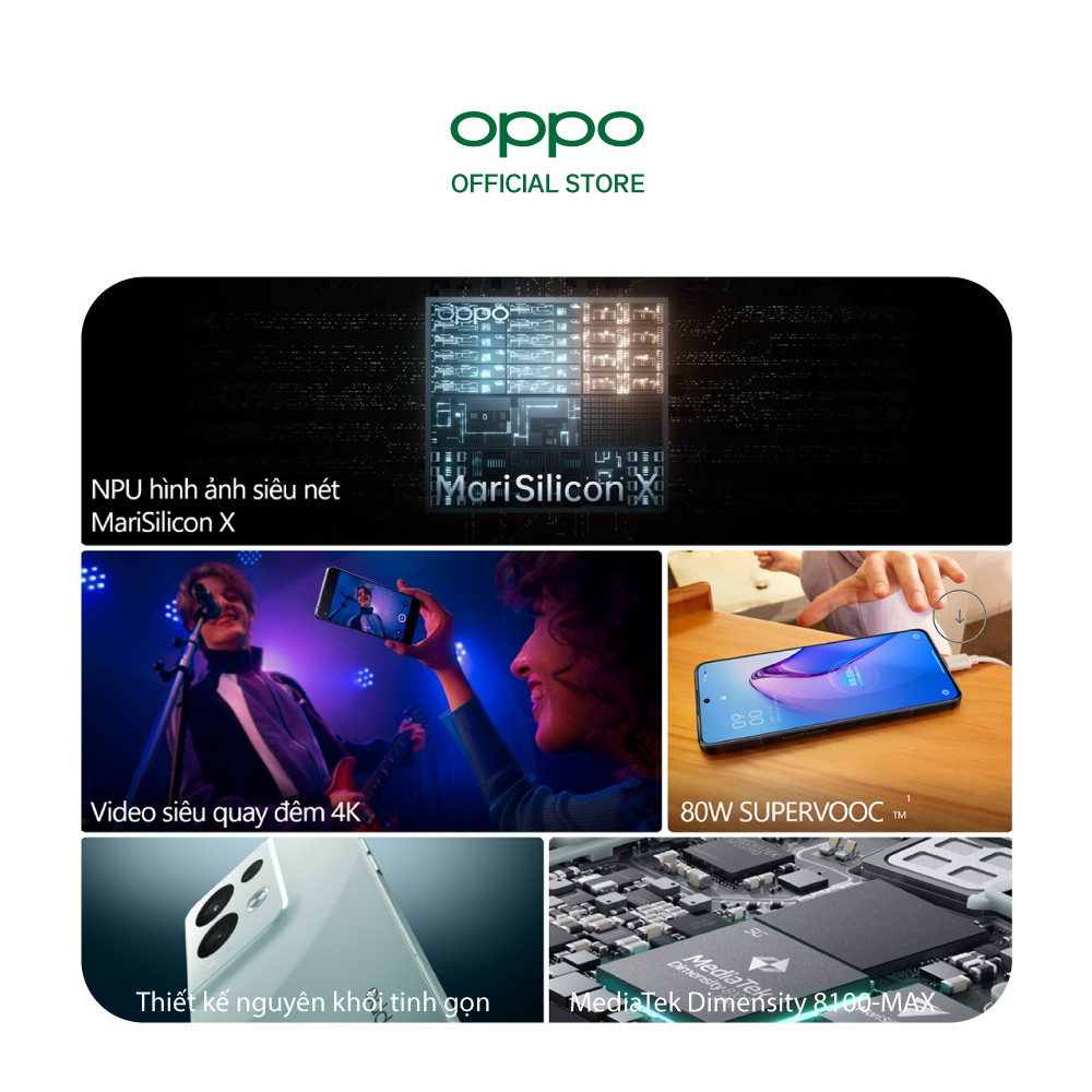 Điện Thoại OPPO RENO8 Pro (12GB/256GB) - Hàng Chính Hãng (Pre Order)