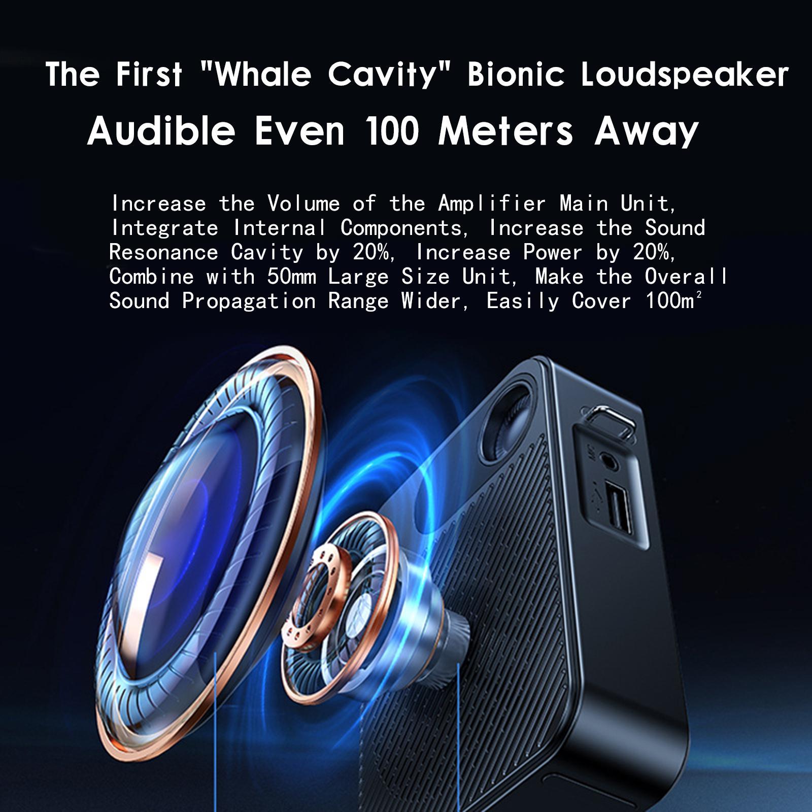 Voice Amplifier Personal Voice Amplifier Portable Speaker Mic Portable Voice Amplifier for Teachers Training Presentation Tour Guide