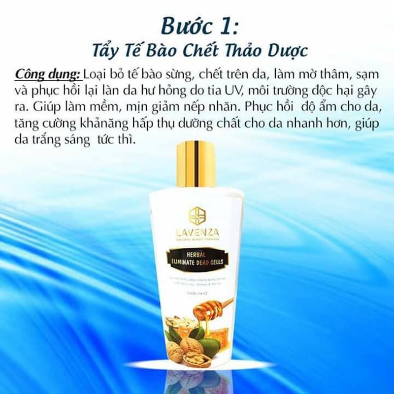 Tẩy tế bào chết thảo dược Lavenza Herbal Eliminate Dead Cells 250ml