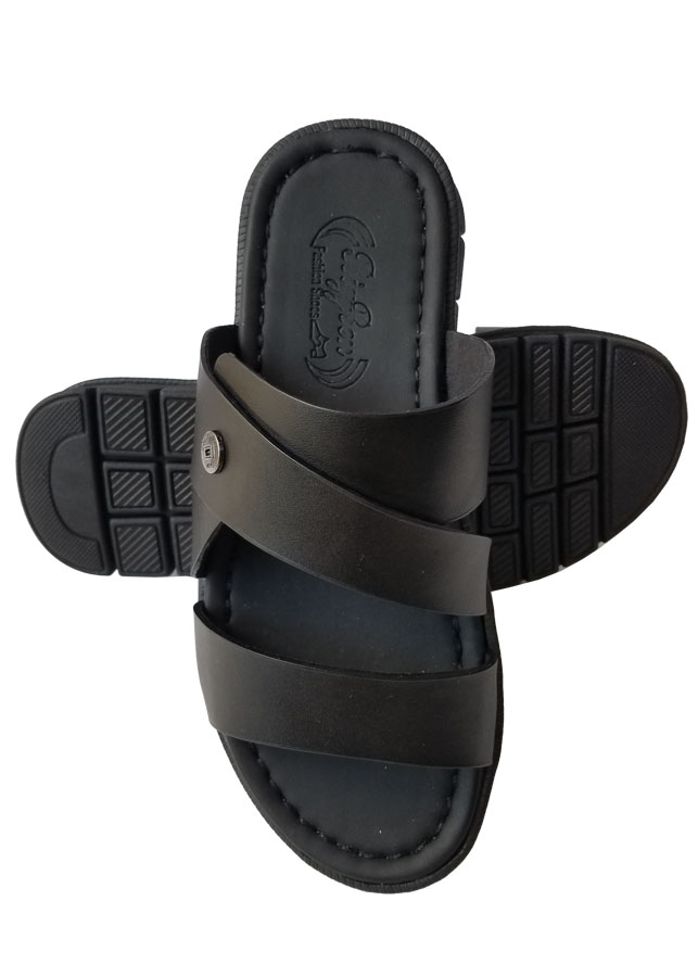 Dép Nam Quai Ngang Da Bò BIGGBEN Cao Cấp DN285