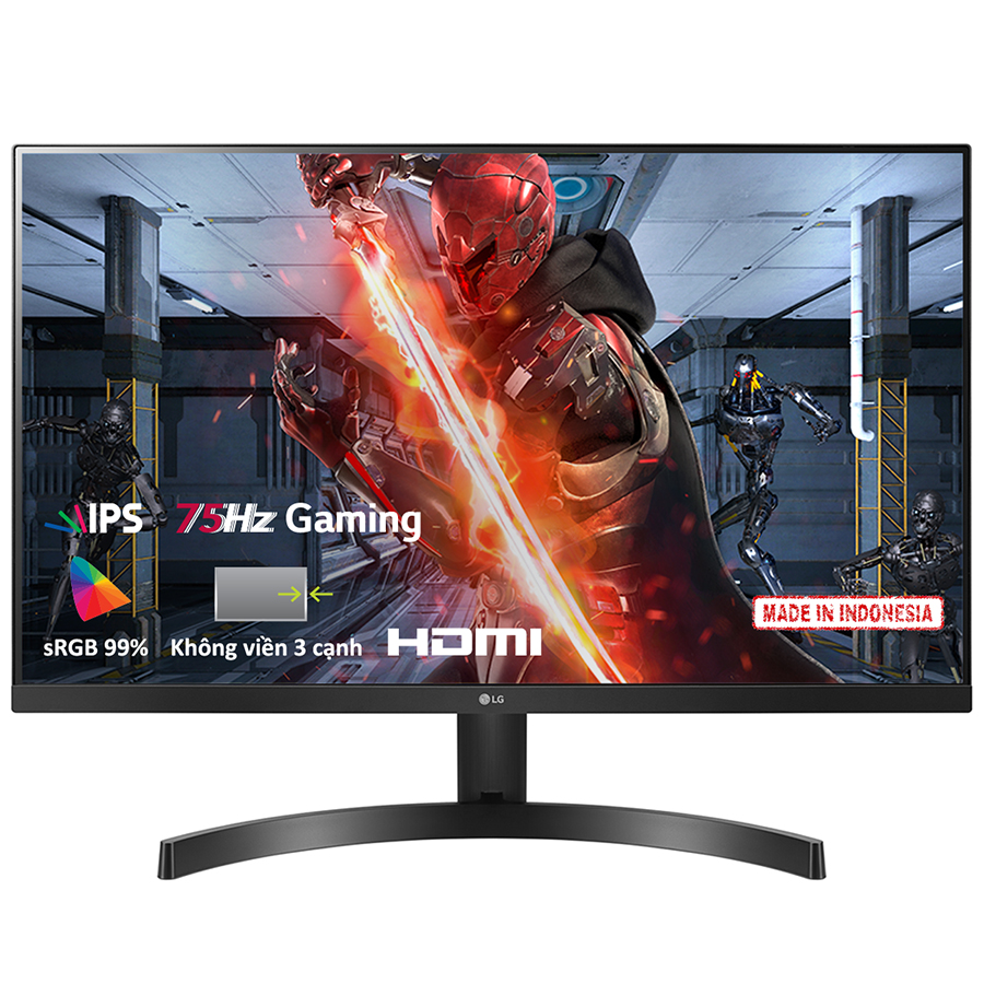 Màn Hình LG 24MK600M-B Không Viền 3 Cạnh 24inch FullHD 5ms 75Hz IPS Radeon FreeSync - Hàng Chính Hãng