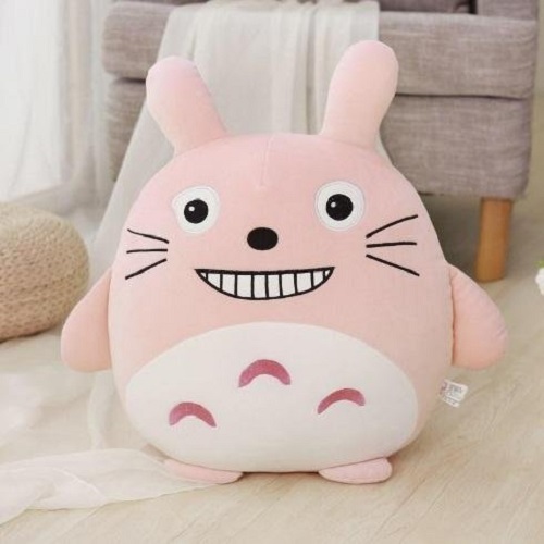 Bộ Chăn Gối Gấu Bông Totoro tròn. Chăn gối văn phòng 3in1