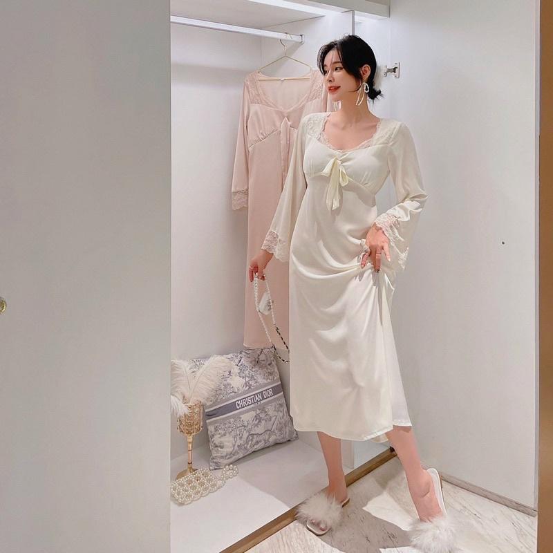 Đầm ngủ lụa cao cấp dáng tiểu thư