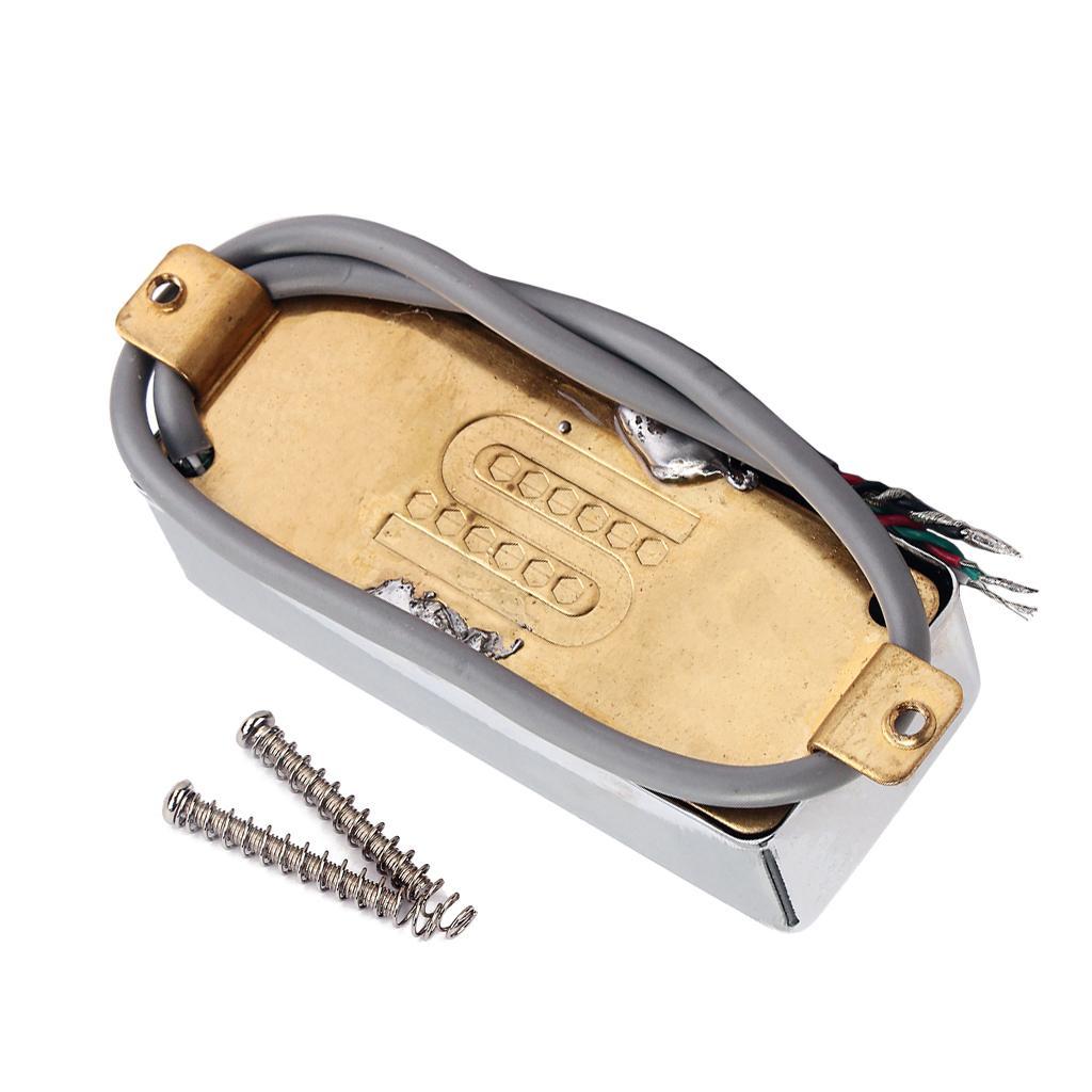4 String Noiseless Pickup White for Bass Guitar Replacement