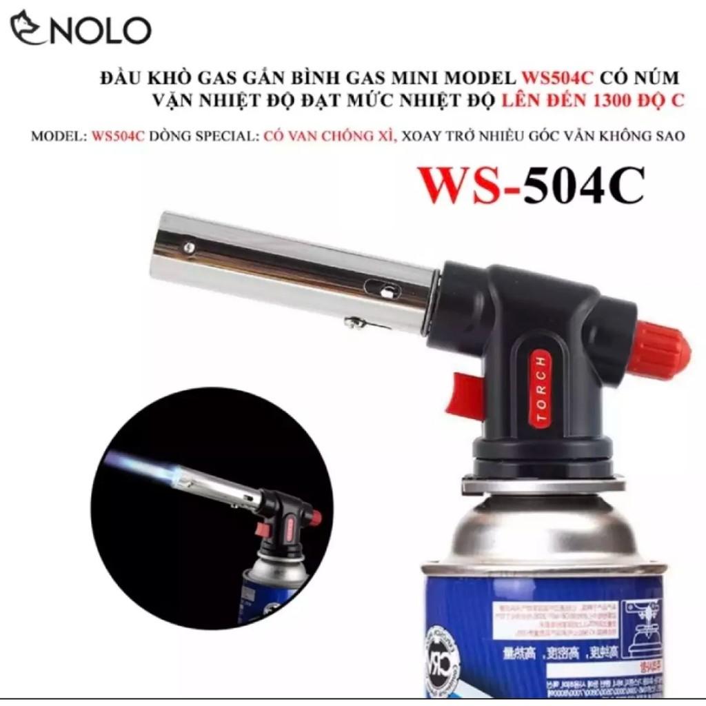 Đèn Khò Lửa Cầm Tay Sử Dụng Cho Bình Gas Mini 504C