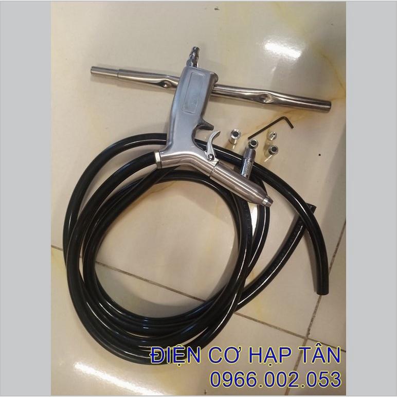 Máy phun cát dùng khí nén , dùng hơi, làm sạch sơn, bụi bẩn