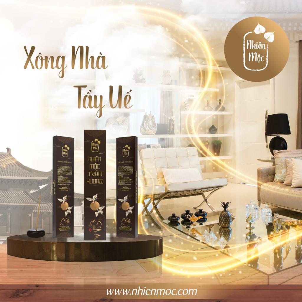 [NHANG TRẦM] Nhiên Mộc Trầm Hương – Hộp 220 nén - Cao 33cm