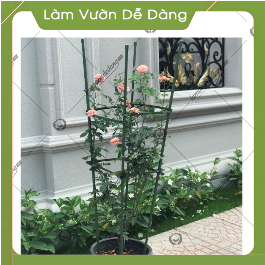 (combo 10) ỐNG THÉP BỌC NHỰA - Một thương hiệu của DAIM Nhật Bản - Dùng làm Khung Đỡ,Giá Đỡ Hoa Hồng Leo,Giàn Leo Bầu Bí Mướp,Khung cây thép - Với nhiều kích thước khác nhau giúp khách hàng dễ dàng lựa chọn để tạo các khung cho khu vươ