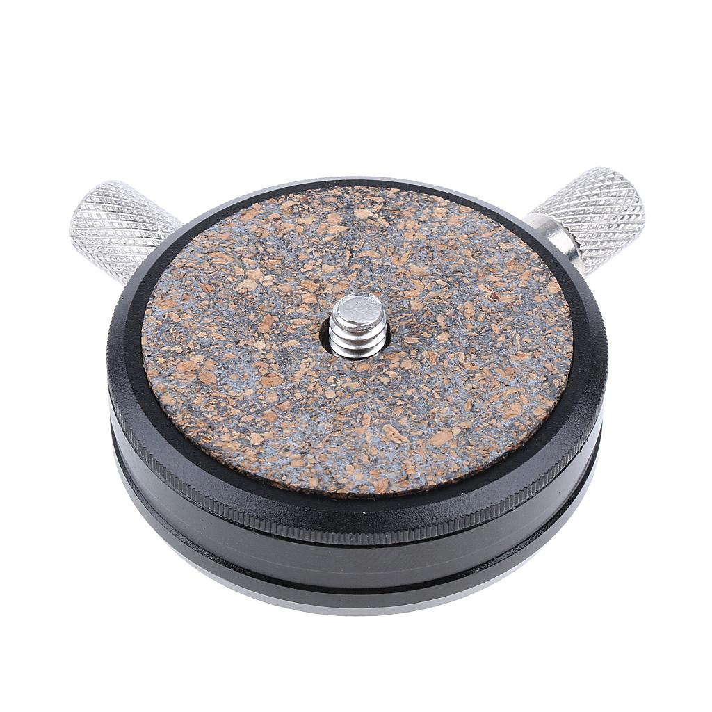 Tripod Pan Tilt Quick Release Plate Adapter DSLR Camera Mounting Platform 1/4" Screw for Flash Hot Shoe