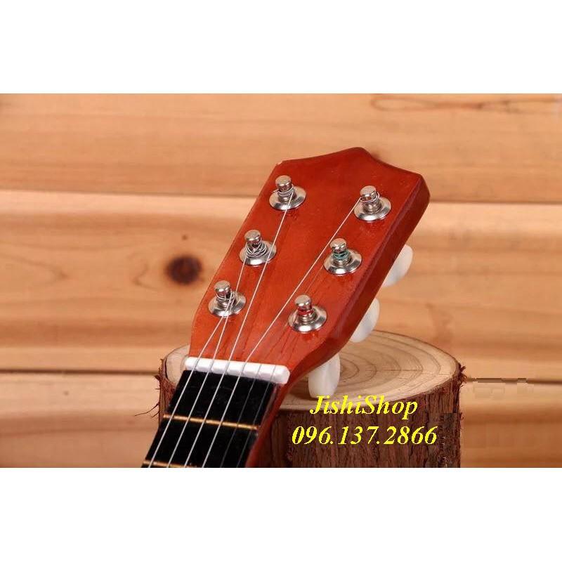 (màu nâu gỗ )ĐÀN CAO CẤP-đàn ukulele dây cước 58cm mã sản phẩm TI3992