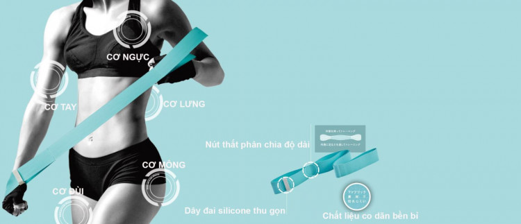 Đai tập thể thao cấp độ 1 ELECOM HCF-TBFSBUL