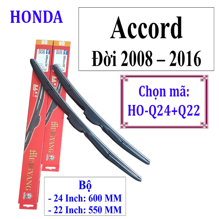 Bộ 2 thanh gạt nước mưa ô tô đa năng Nano cao cấp dành cho hãng xe Honda