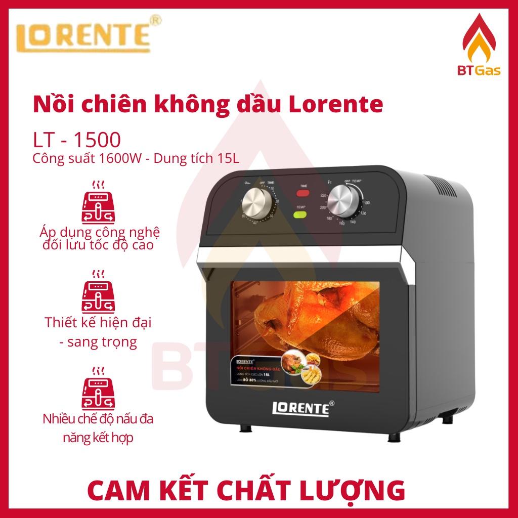 Nồi chiên không dầu dung tích lớn 15L Lorente LT-1500 - Hàng chính hãng