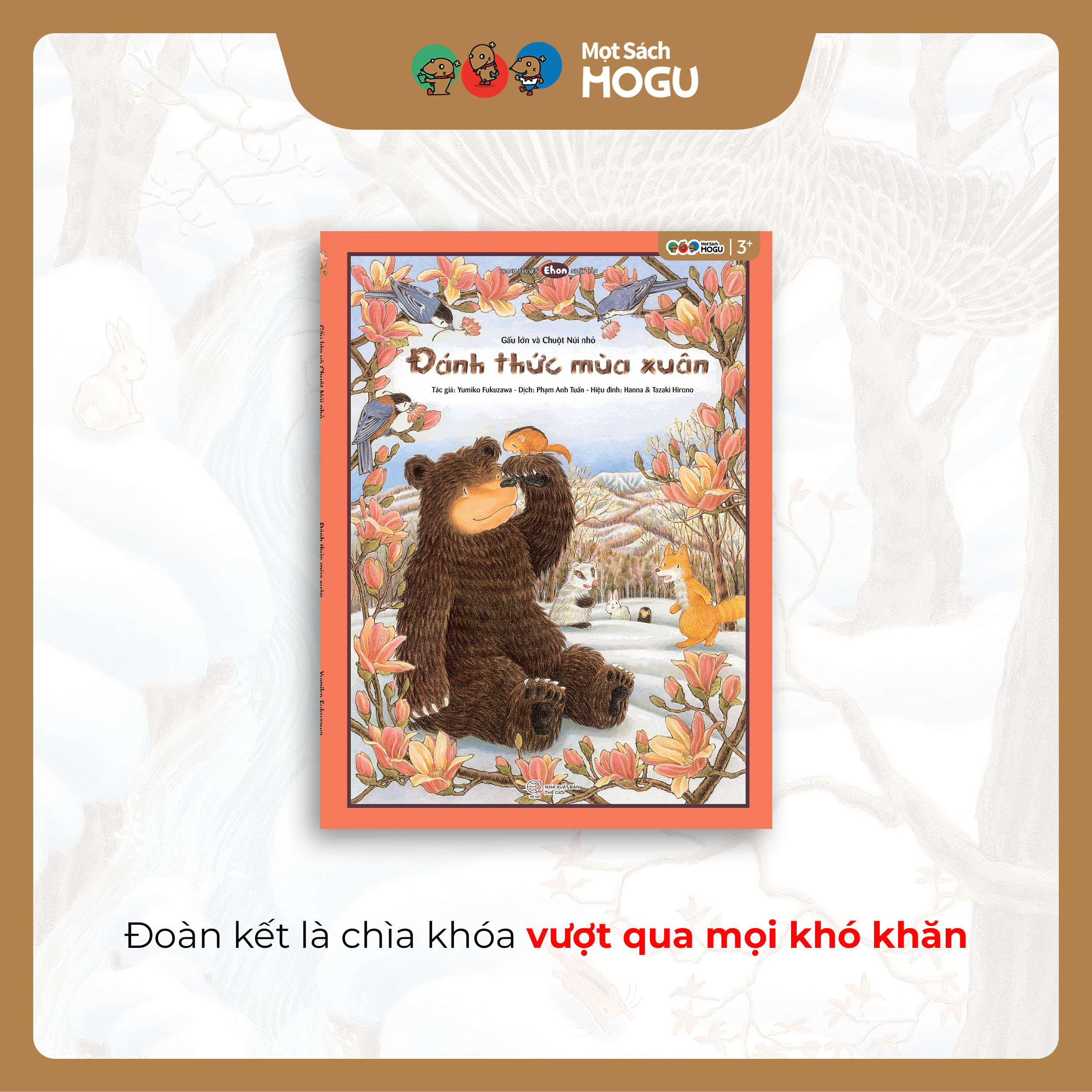 Truyện Ehon bé 3-4-5 tuổi - Đánh thức mùa xuân