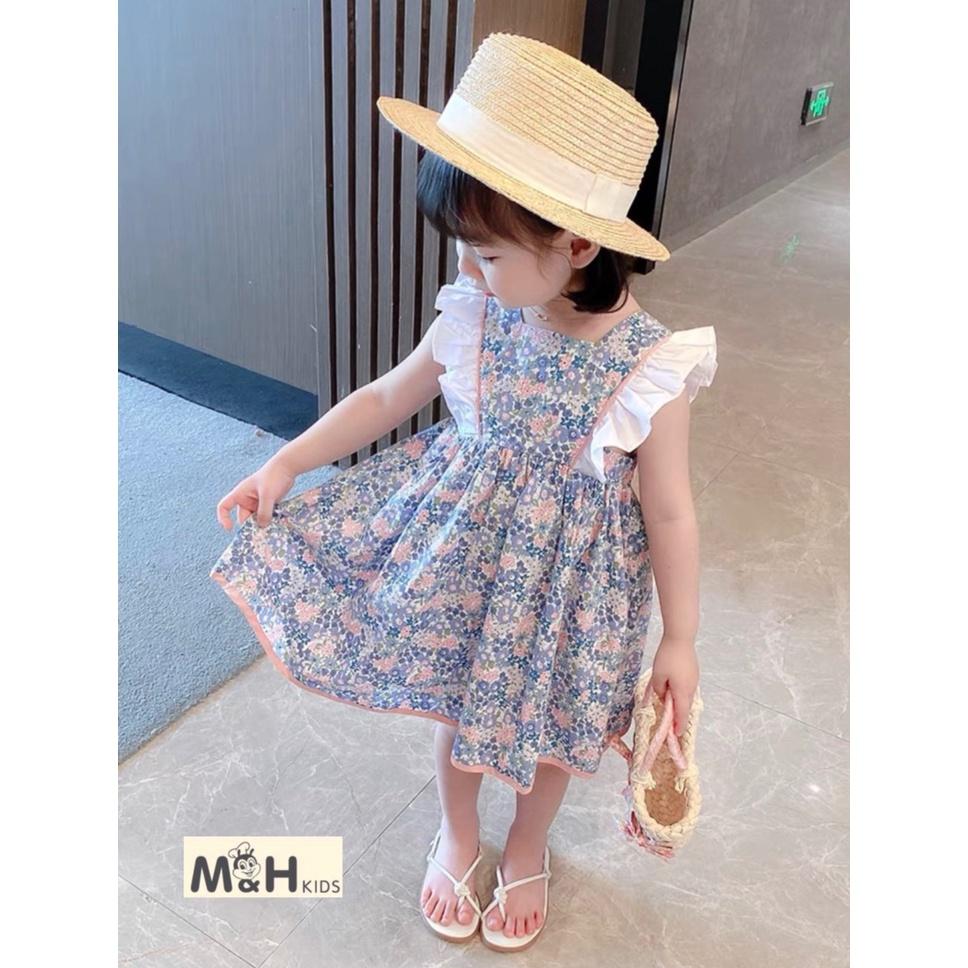 Váy hoa nơ cực xinh cho bé