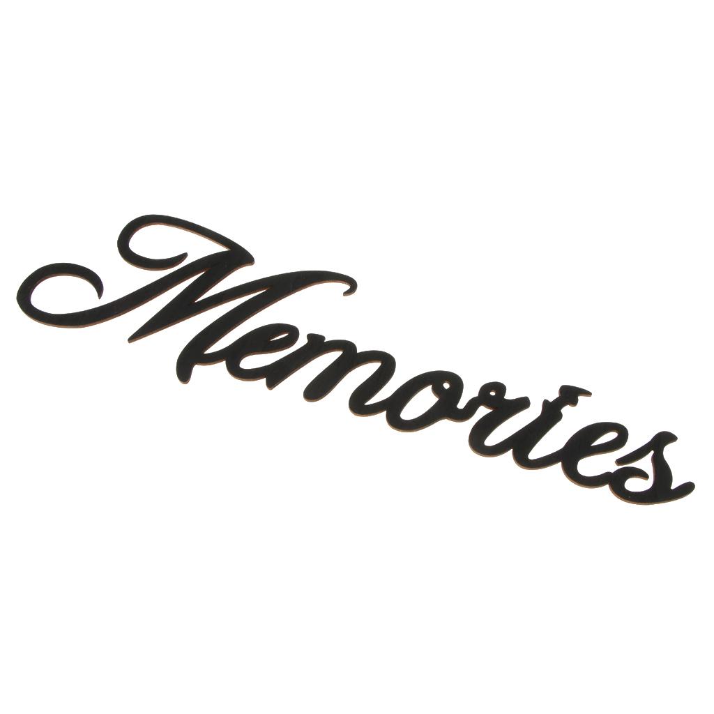 Memories Wooden Sign Home Wedding Wall Art Home Decoration Black