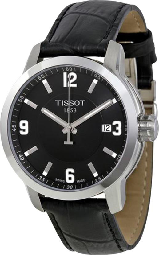 Đồng Hồ Nam Dây Da Tissot T055.410.16.057.00 (39mm) - Đen