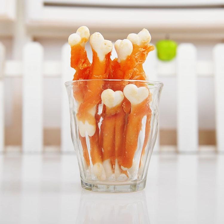 Bánh thưởng cho chó Yummy, Snack cho chó mèo, thú cưng gói 100g