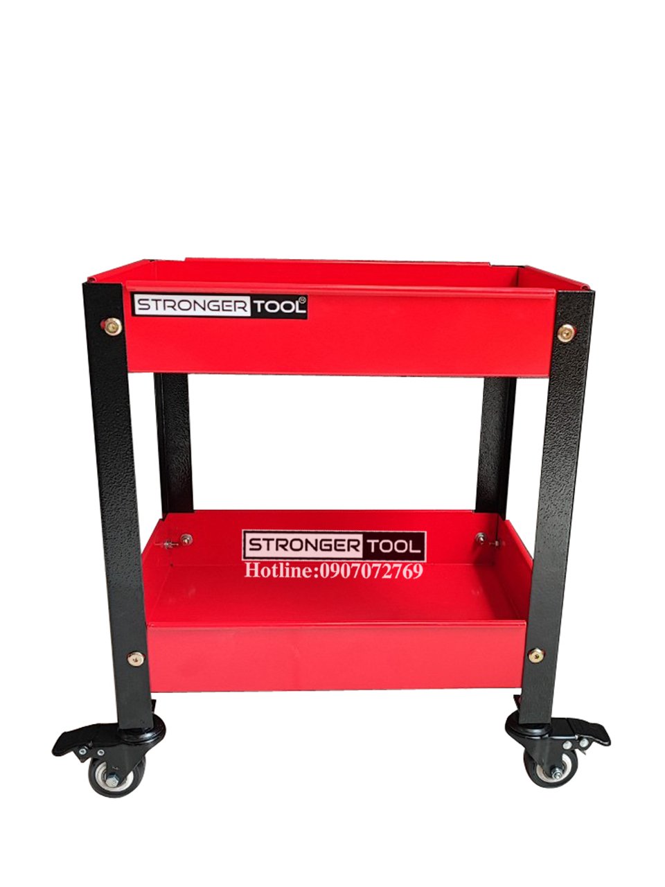 Xe đẩy dụng cụ 2 tầng thép sơn tĩnh điện Stronger Tool