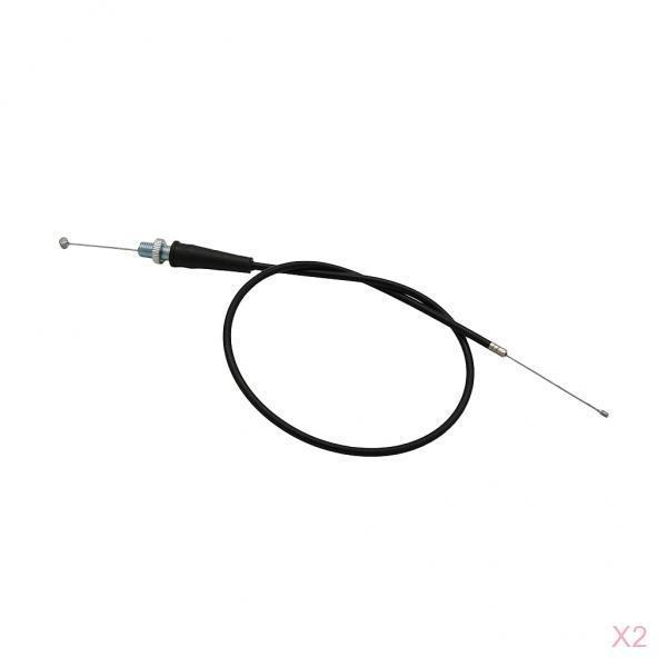2 Pieces Universal Throttle Control Cable Assembly 50cc 125cc 250cc Dirt Bike