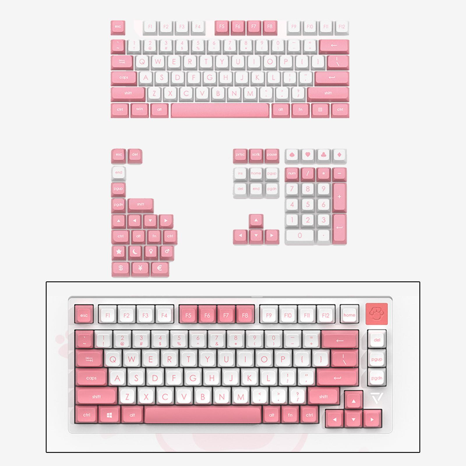 JSA PBT Keycaps Ergonomic Keycap for Mechanical Gaming Keyboards